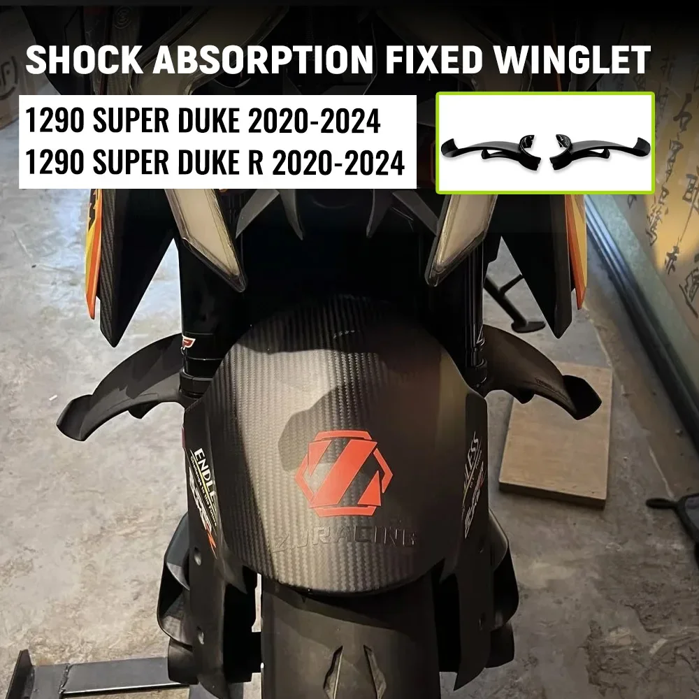 Alerón aerodinámico deflector de viento para motocicleta, piezas modificadas, carenado lateral GP WING para 1290 Super Duke / R