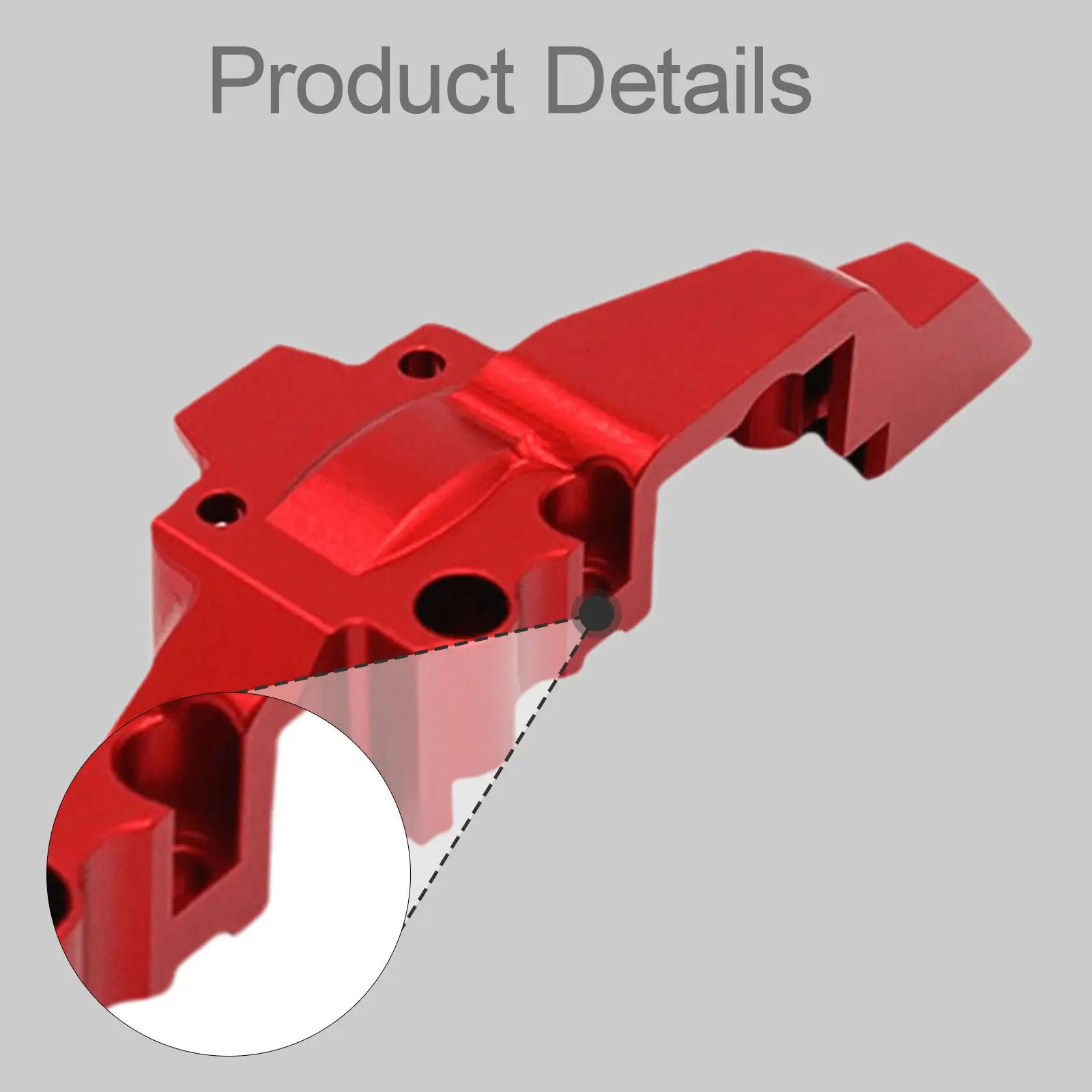 

RC Rear Gearbox Cover for 1:14,Sturdy Replacement Lightweight,Portable Rear Gearbox Housing Accessories Aluminum Alloy for 14208