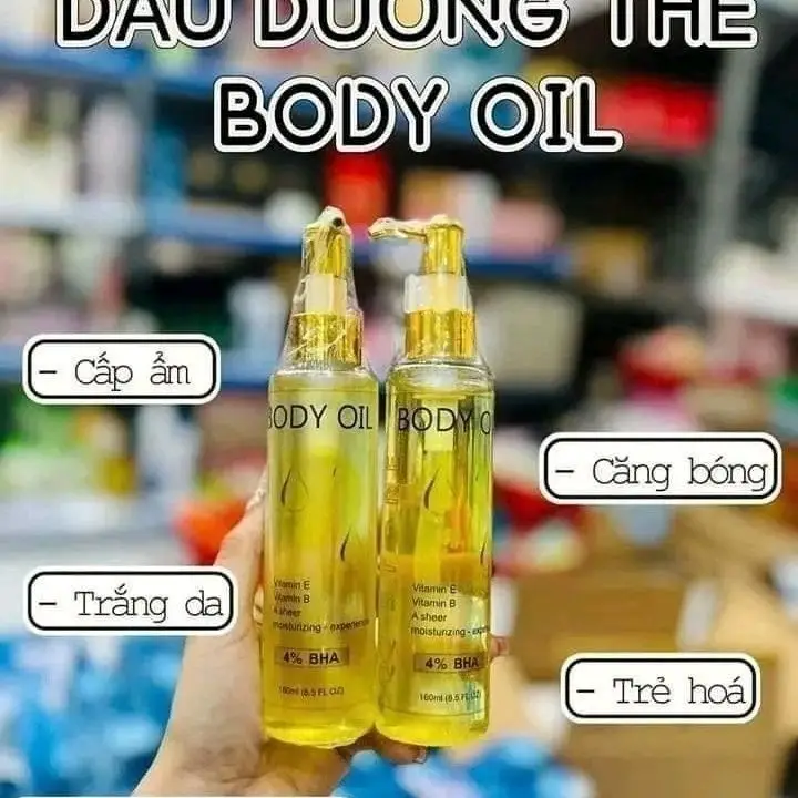 Vietnamese Firming Body Oil – Brightening Formula for Smooth, Radiant Skin