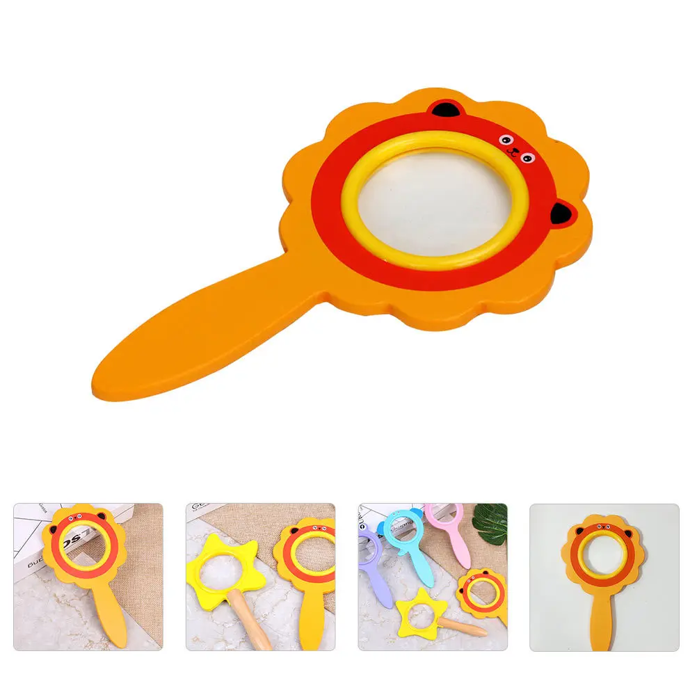 

Children Observation Magnifying Glass Cartoon Lightweight Handheld Portable Scientific Educational Magnifier for Exploration