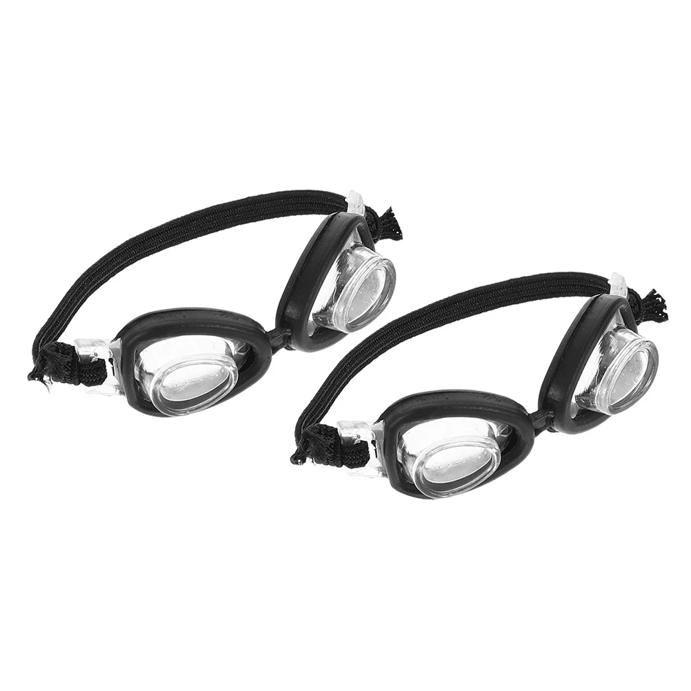 

Mini Swim Goggles Decoration Accessories Dollhouse Miniature Glasses Toys