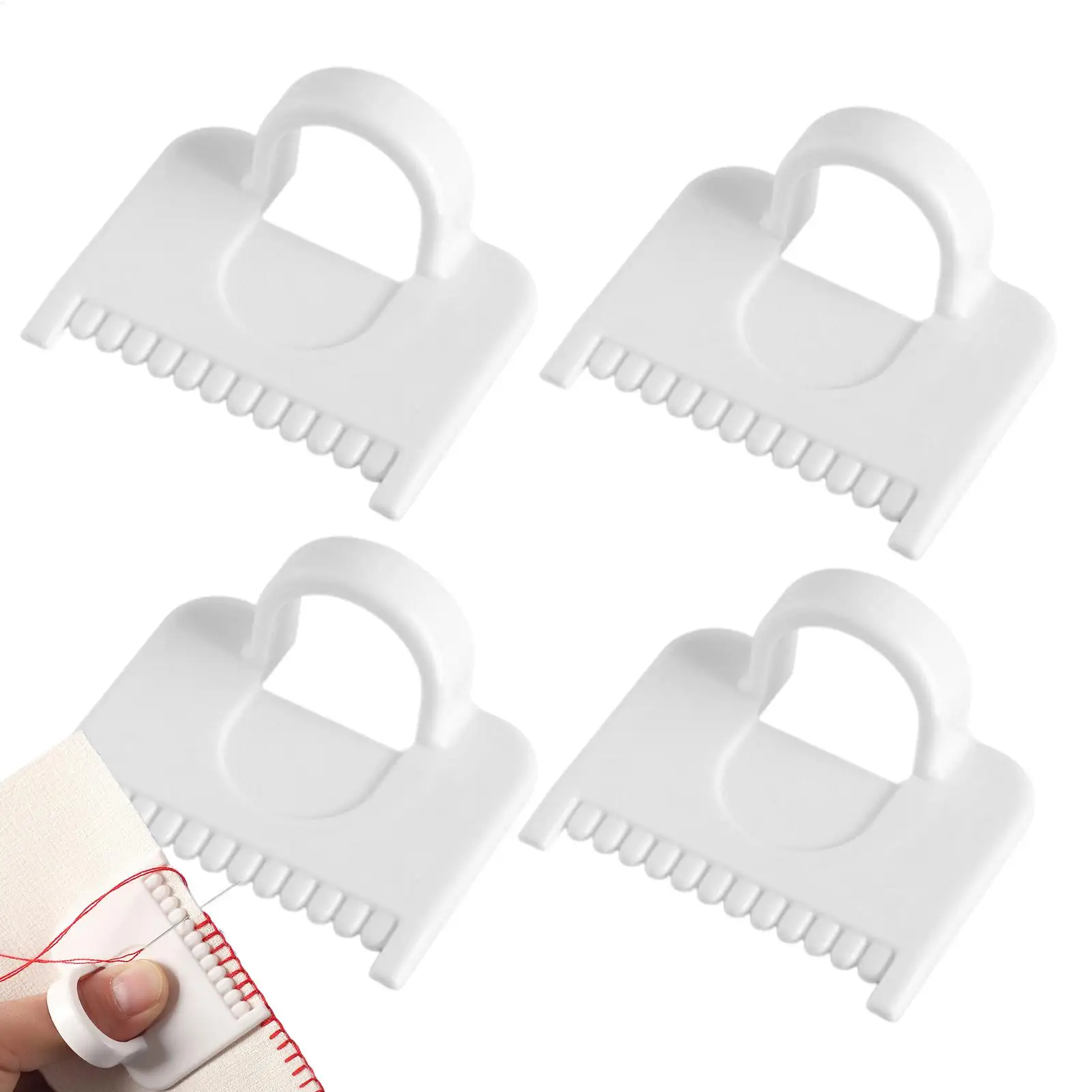 4pcs Sewing Guide Template Kit for Consistent Stitches 3.5mm Spacing Precision Sewing Tool for Women Fabric Embroidery