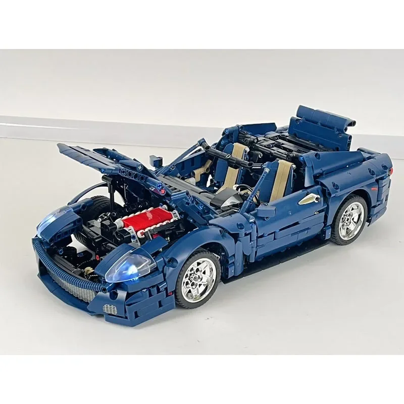 MOC-172815 Nieuwe Gtr Supercar Race Bouwstenen Model 1594 Onderdelen Onderwijs Jongen Kinderen Verjaardag Bouwstenen Speelgoed Cadeau