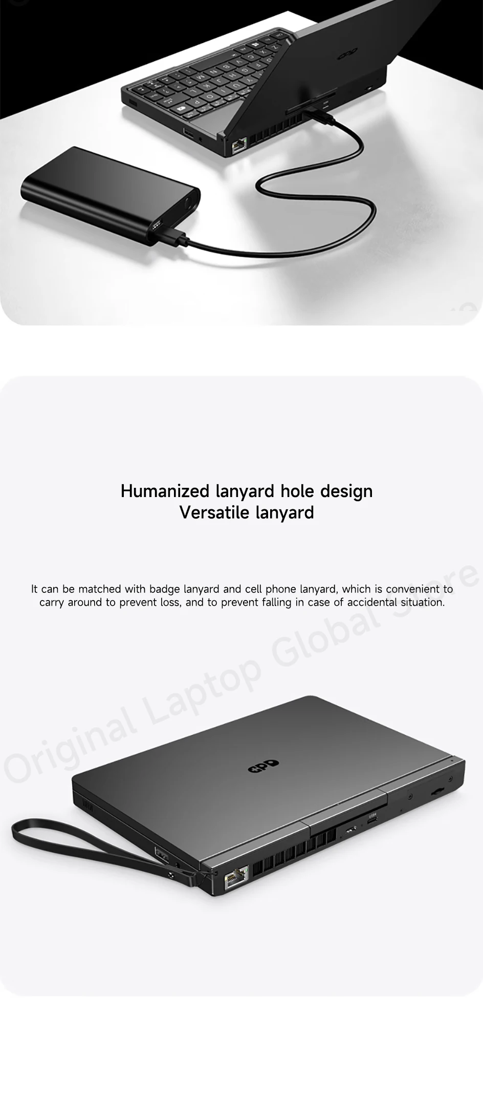 GPD Pocket 4 2025 AMD AI 9 HX 370 32GB/64GB RAM 2TB/4TB SSD 8.8-inch 2.5K Resolution 144 Hz Refresh Rate mini Laptop