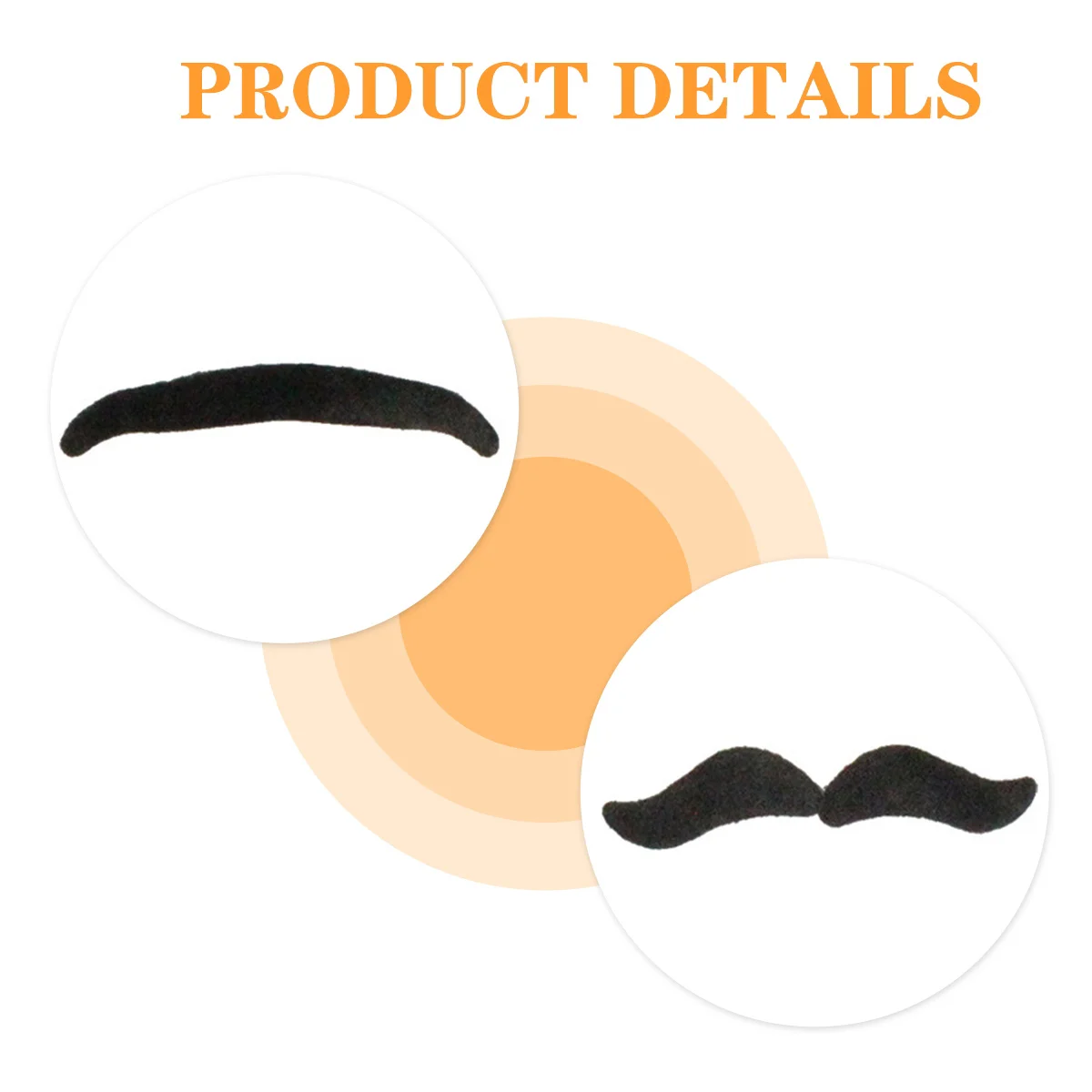 24 Pcs Pirate Costume Fake Beard Mustaches Man Masquerade Beards Props Men Apparel