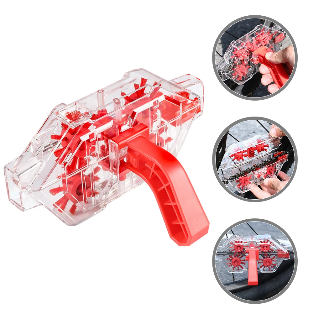 

Bike Cleaning Tool Reusable Abs Material Efficient Motorcycle Chain Cleaner Compact Portable Device For Bicycle Motorbike Chain