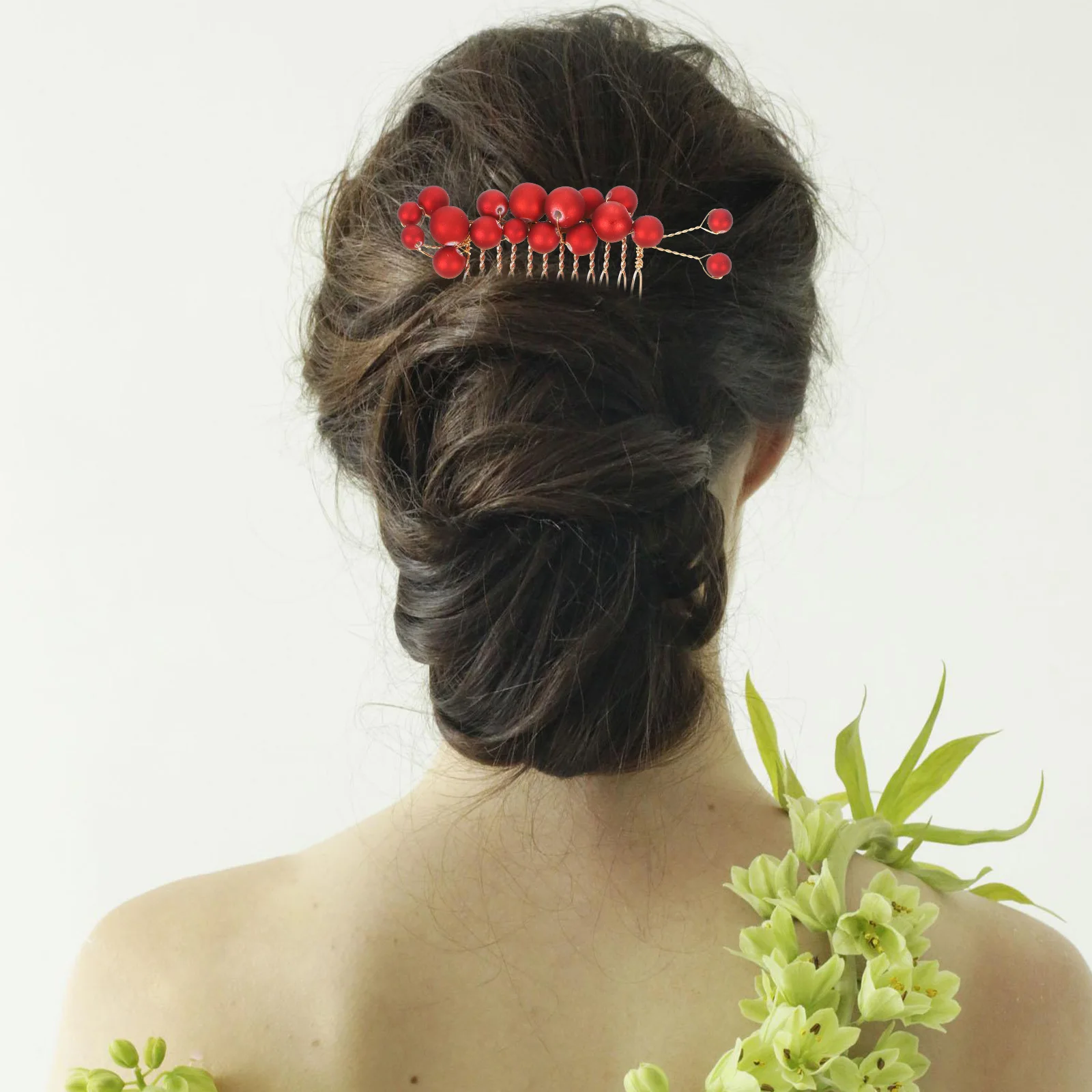

Hair Comb Hairpin Headdress Wedding Headpiece for Bride Bridal Accessories Women Styling Combs Pearl Miss