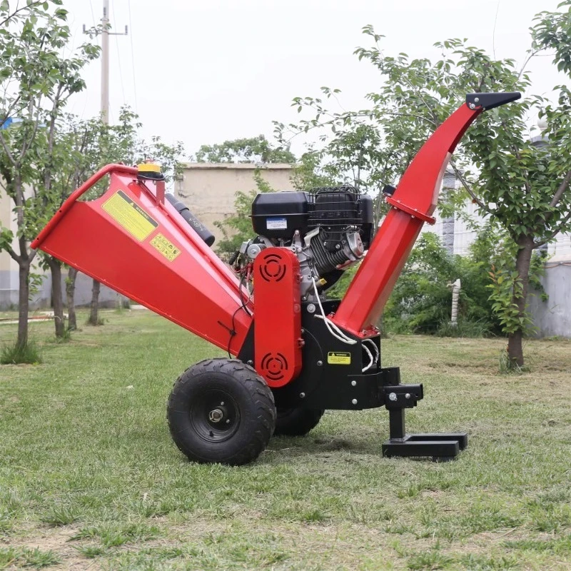Twin Blade Rotary 15 HP Fuel Engine Forestry Branch Shredder Wood Chipper Shredder