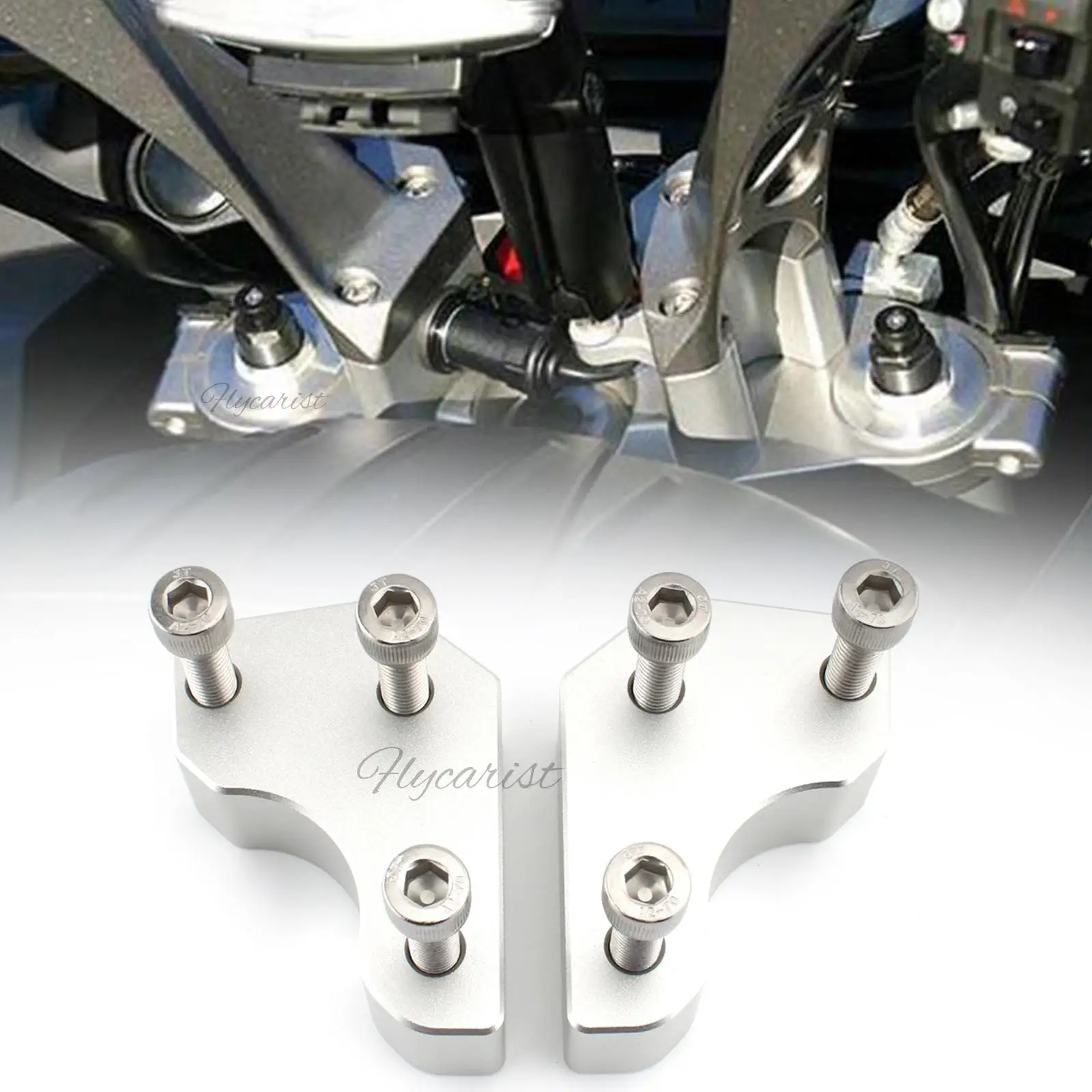 For Kawasaki GTR1400 Concours 1400 2008-22 Handlebar Risers Height Up Adapters