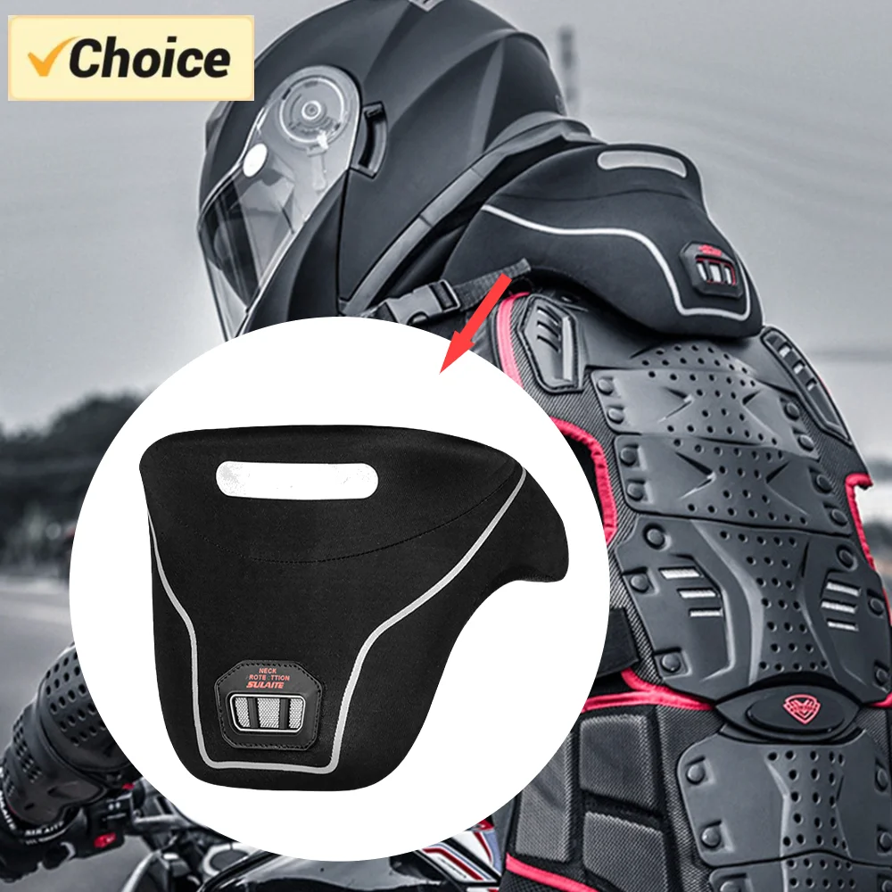 

Men Motorcycle Neck Protector Brace Guards Protection Motor Bike Gear Cycling Equipment Racing Protective Motocross Helmet Guard