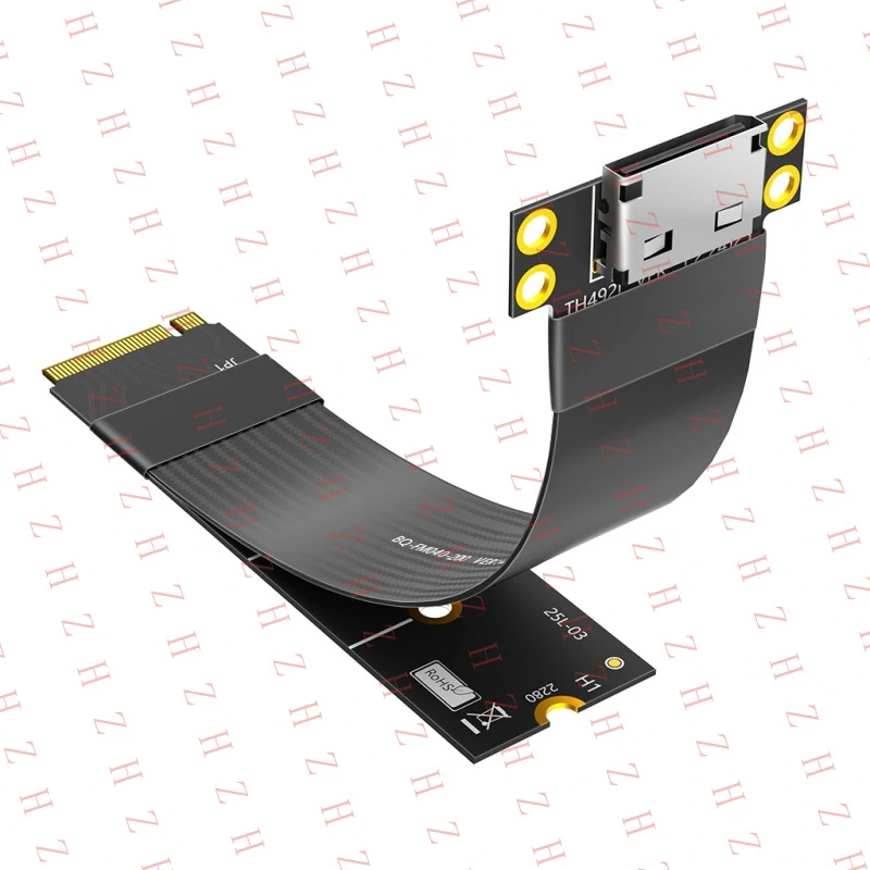 

Кабель-удлинитель P+ M.2 NVME на Oculink 4i для SSD и видеокарт (M2 M Key на SFF8612)【Оптовая продажа, сообщения для продавцов】