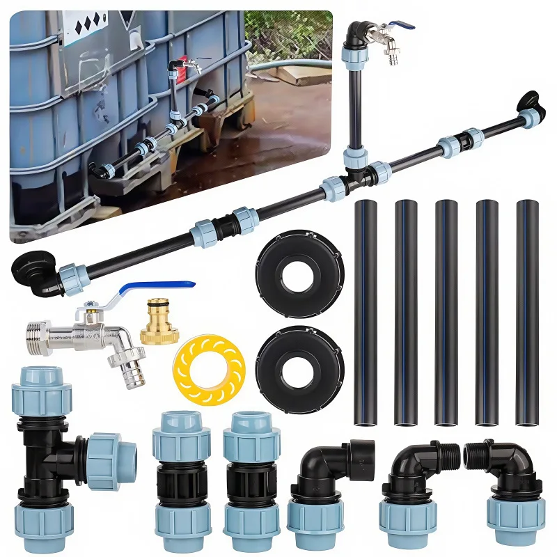 Outdoor iBC New [Series] Tonne Bucket Heightened Version with Zinc Alloy Faucet Kit