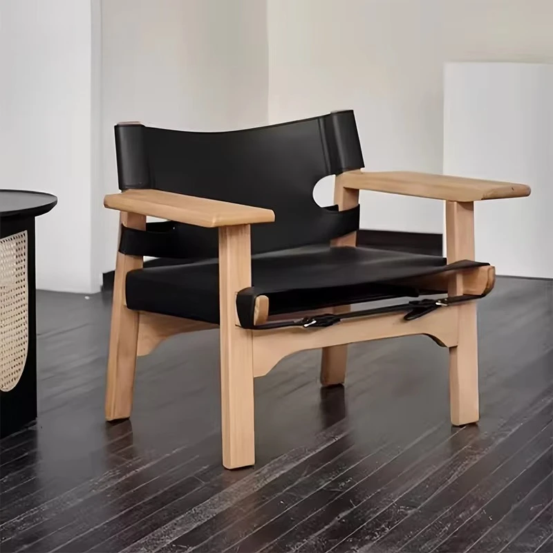 

#Minimalist Luxury Living Room Single Sofa Chair Balcony Lounge Creative Design