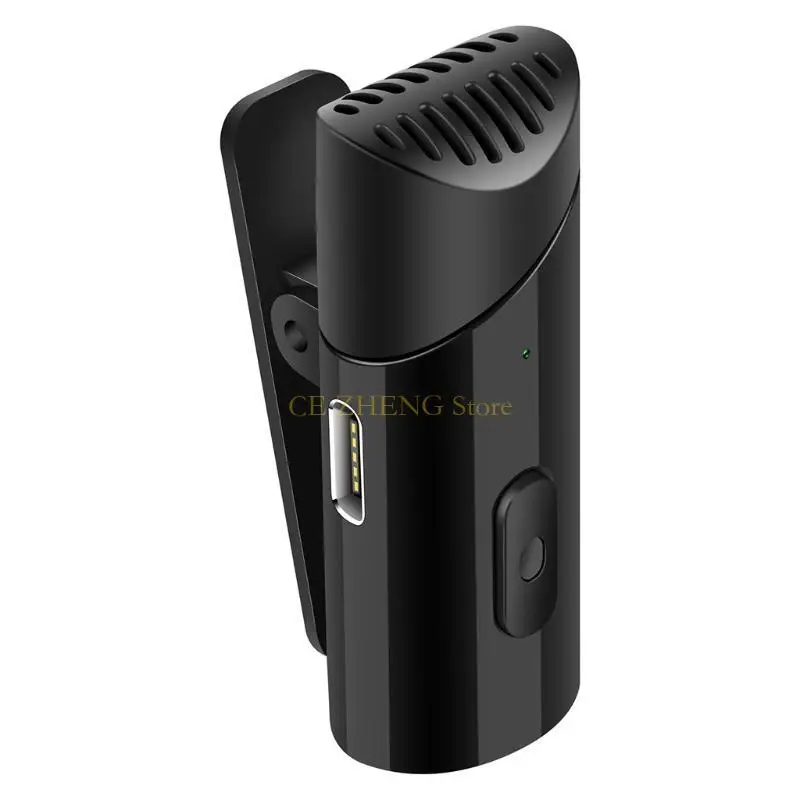 E56B ميكروفون Lavalier يمكن ارتداؤه، نظام ميكروفون لإلغاء الضوضاء، ميكروفون خارجي ذو طية صدر السترة