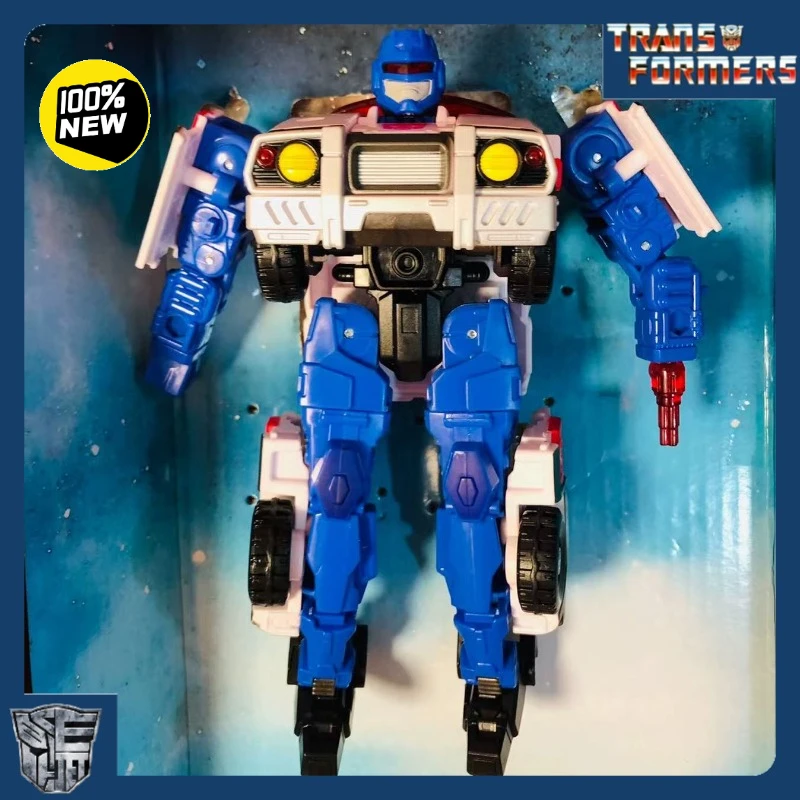 

Spot Transformer Age of the Primes thunder fleet universe Red Alert‌ hot toys Assembling model anime characters Ornaments studio