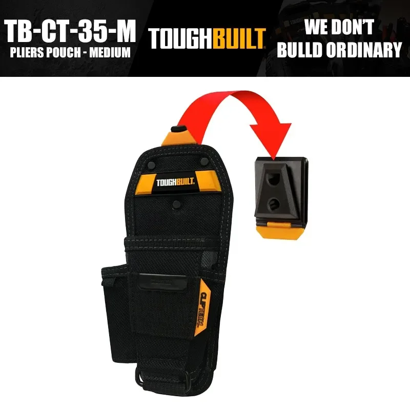 ToughBuilt TB-CT-35-M Pliers Pouch - Medium Tools Packaging Bag Construction Renovation Tools