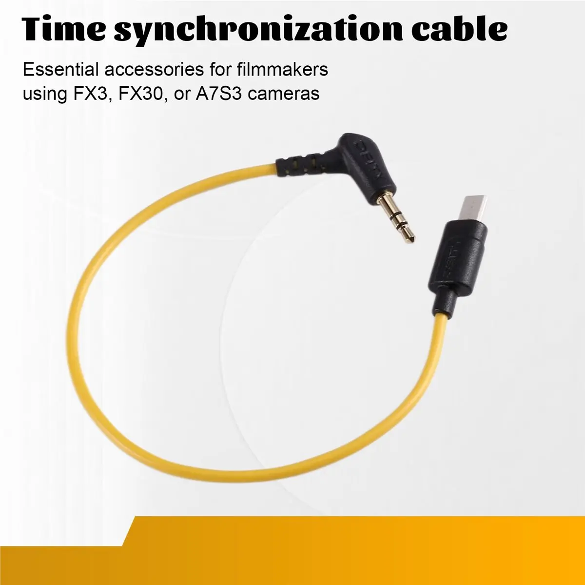 TCE TC-1 Time Synchronisation Cable C23 SE Suitable for FX3/FX30/A7S3 Time Code Connection Synchronous Wire
