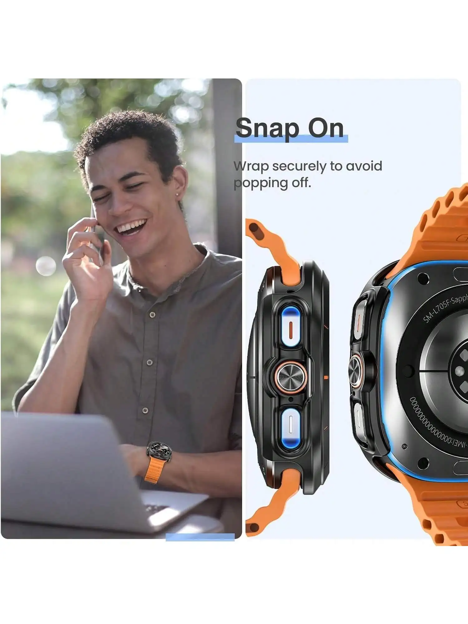 Coque en verre et étui pour Samsung Galaxy Watch 7 Ultra 47mm, protecteur d'écran, coque PC rigide pour Galaxy Watch 7