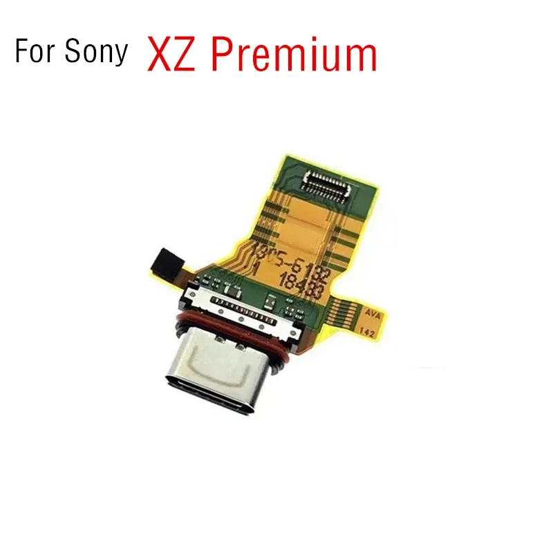 For Sony For Xperia X XZ XZ1 XZ2 Compact Premium XZ3 Dock Connector Micro USB Charger Charging Port Flex Cable Microphone Board