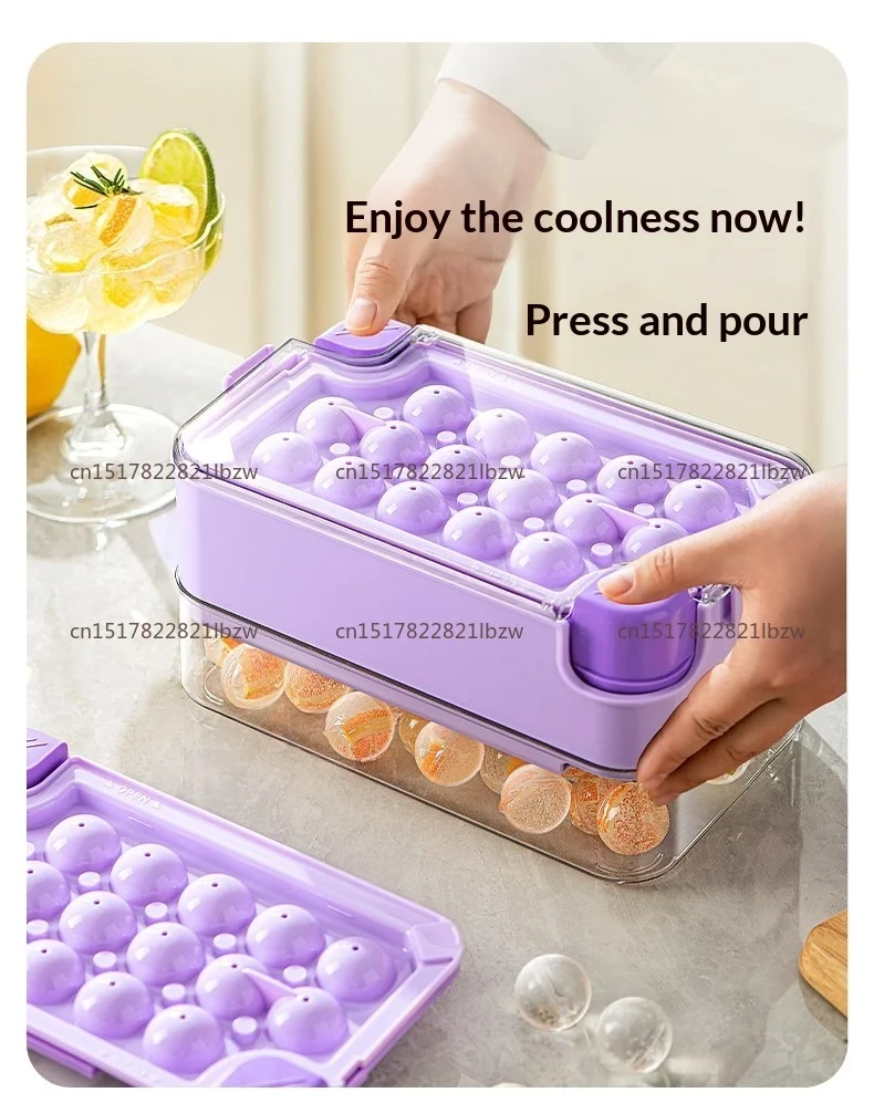 Ice Trays For Freezer With  Ice Cube Molds & Trays Ice Maker  Trays For Freezer For Making Kitchen Gadget