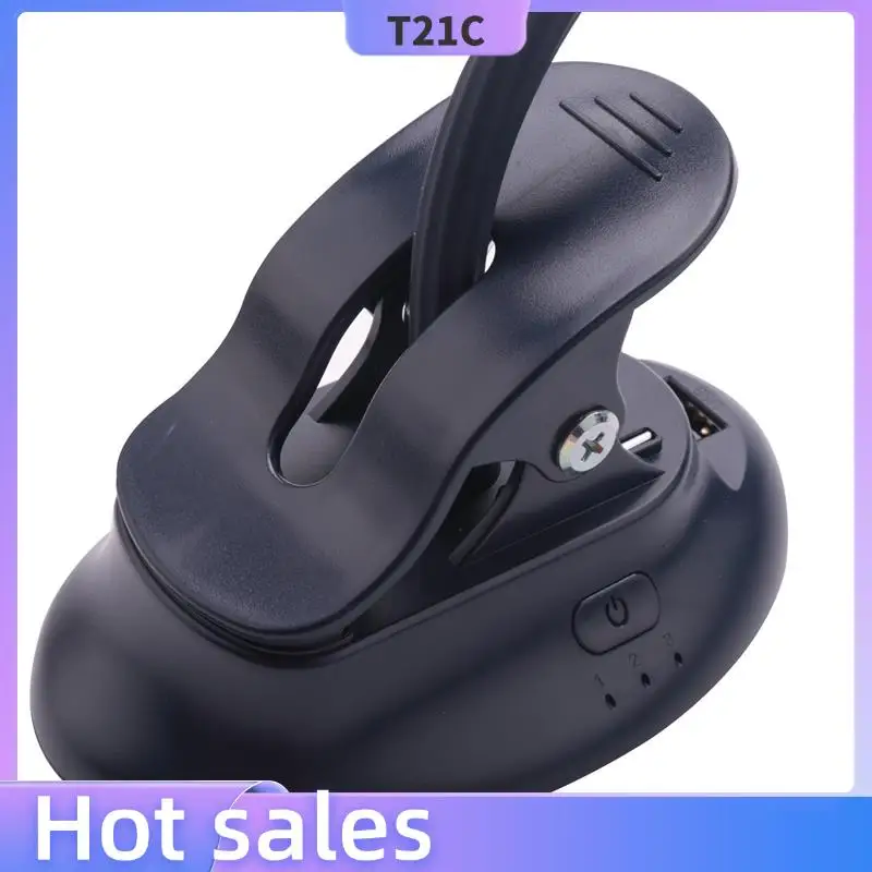 

T21C 3X мини-вентилятор для коляски с зажимом, 3 скорости настройки, гибкий гибкий USB-перезаряжаемый аккумулятор, тихий настольный вентилятор, темно-синий