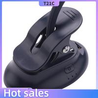 T21C 3X Mini Clip Stroller Fan,3 Speeds Settings,Flexible Bendable Usb Rechargeable Battery Operated Quiet Desk Fan Navy Blue