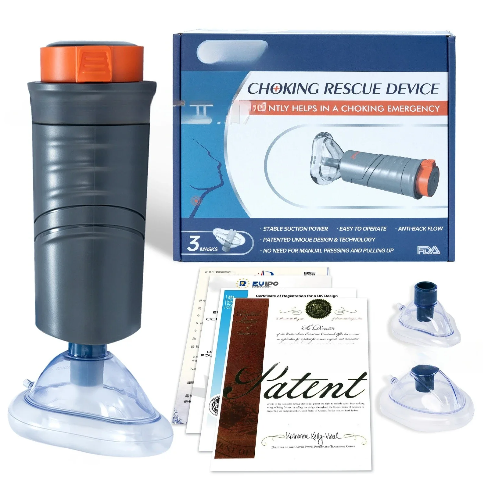 Heimlich Automatic Anti-choking Rescue Household Portable First Aid Respiratory Equipment Anti-choking Apparatus
