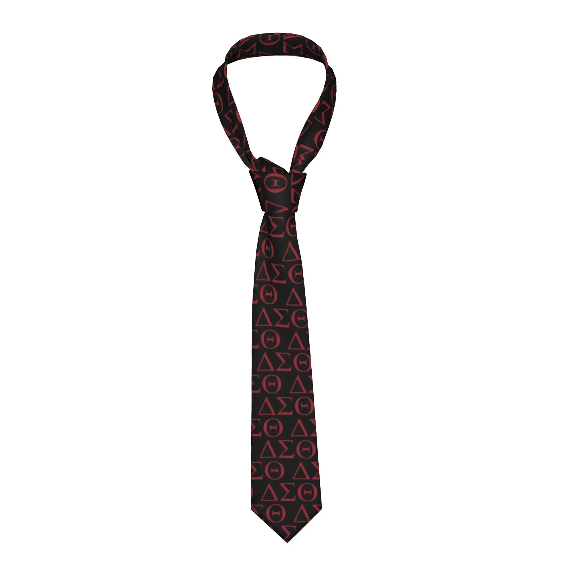 Cravate Delta Sigmas Thetas – Accessoire de mode rétro pour adulte, cravate de tous les jours, cravate personnalisée de haute qualité à faire soi-même