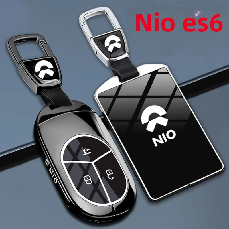 Suitable for 24 new NIO ES6 keycases, NIO ES6 car specific remote control protection bag, high-end shell buckle for men