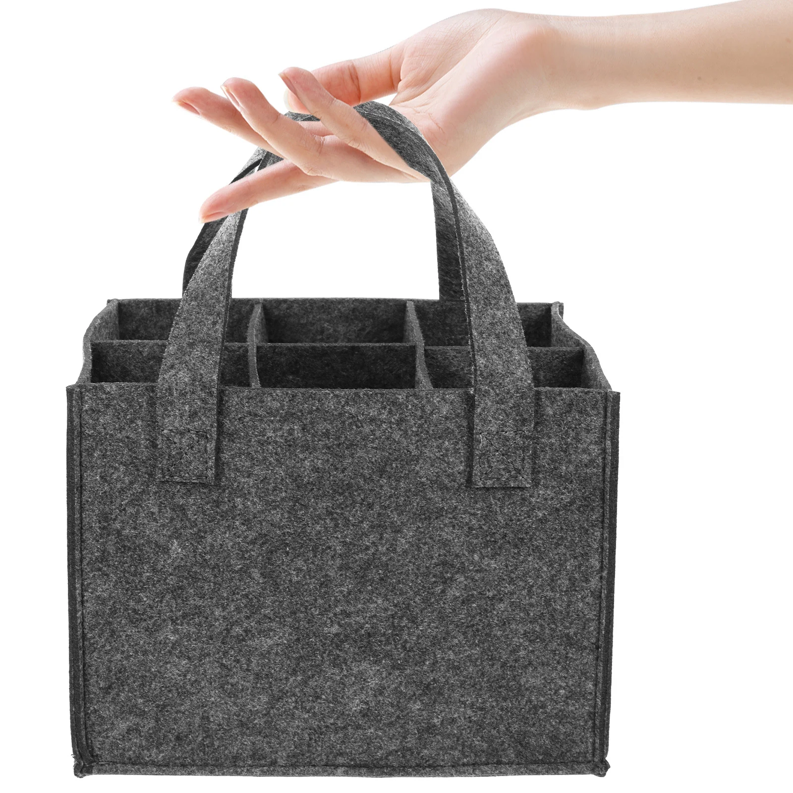 

Red Wine Storage Bag Premium Reusable Portable Wine Bottle Organizer Foldable Gift Bag For Holiday Party Practical