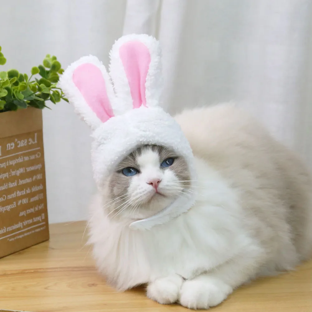

2Pcs Cute Pet Hat for Cats and Dogs Soft Skin-Friendly Material Fashionable Design Decorative Headwear for Cosplay Party