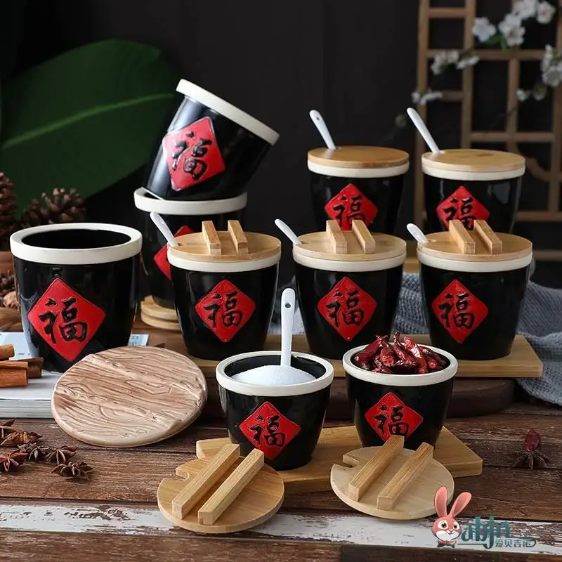 

Retro Creative Cerc Beer Cup Seasoning Jar Kitchen Storage Container Luy Character Cylinder aped Sealable Jar