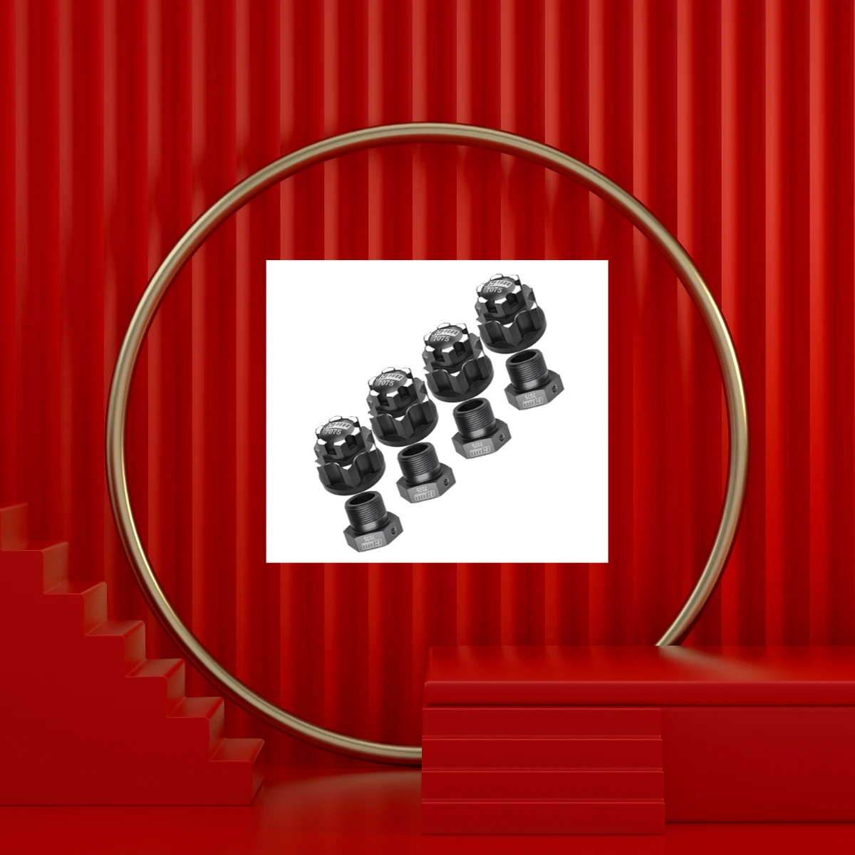 

GPM 1/5 Kraton 8S EXB Outcast 8S EXB ARA5810 5210 Alloy 7075 Wheel Lock+Wheel Hex ARRMA