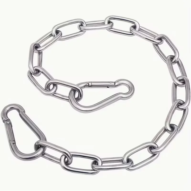 Stainless Steel Chain Corrosion Rust Proof Secure Locking Links for Farm Construction Automotive Marine