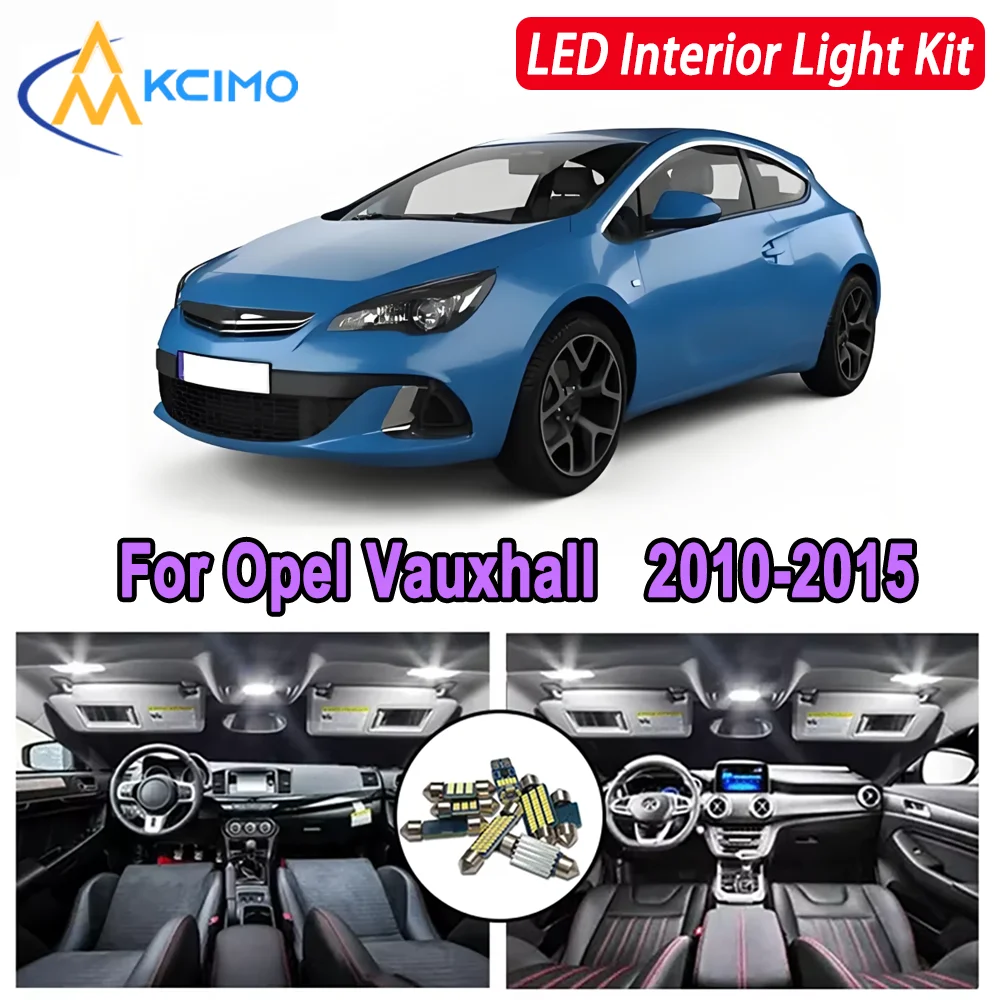 

Kcimo LED For Opel Vauxhall Vauxhall Opel Astra J OPC GTC 2010 2011 2012 2013 2014 2015 Premium Bright LED Interior Dome Map