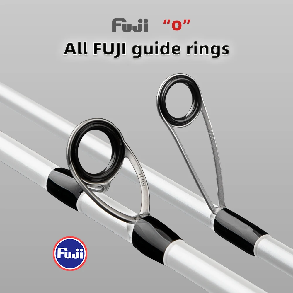 FISHINGFANS ORCA FUJI O GUIDE UL ML الغزل الصب عالية الكربون 1-5 جرام 6-20 جرام إغراء الوزن الصيد رود