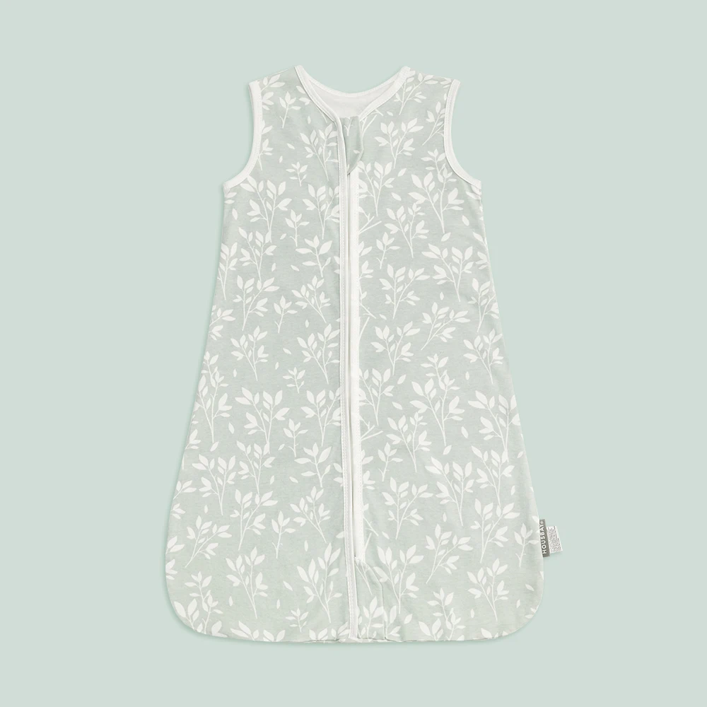 Schlafsack für Babys, 3–24 Monate, Jungen und Mädchen, Sommer-Schlafsack, Weste, dünn, atmungsaktiv, 0,5 Tog, 2-Wege-Reißverschluss, Wickeltasche