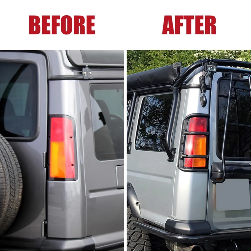 Taillight Bracket Rear Taillight Guard STC53194 For Land Rover Discovery 2 99-04 Taillight Guard Set 1 Pair Taillight Bracket