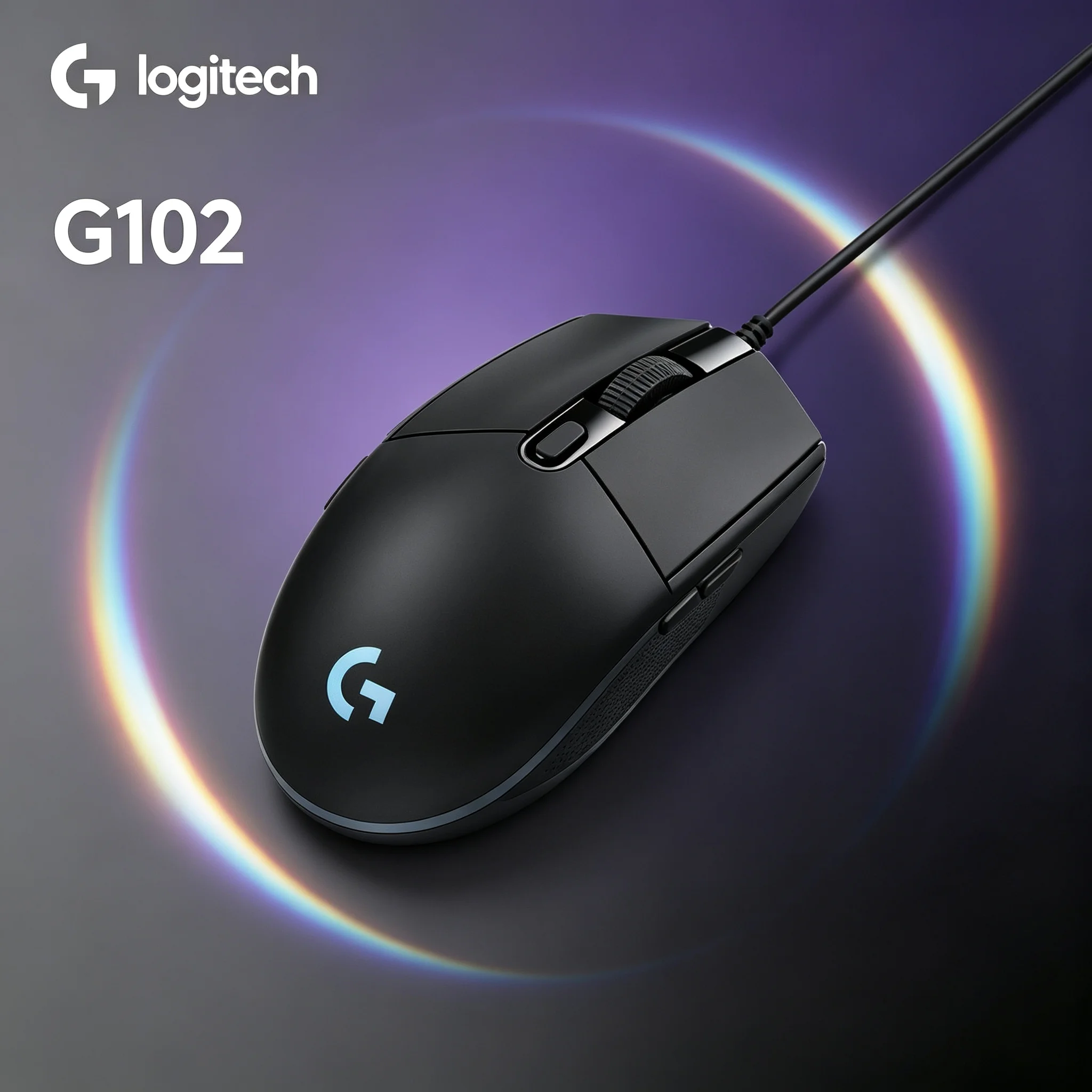 Logitech G102 Wired RGB Gaming Mouse High Sensitivity Mice For CS2 PUBG LOL Valorant E‑sport Game Office Use