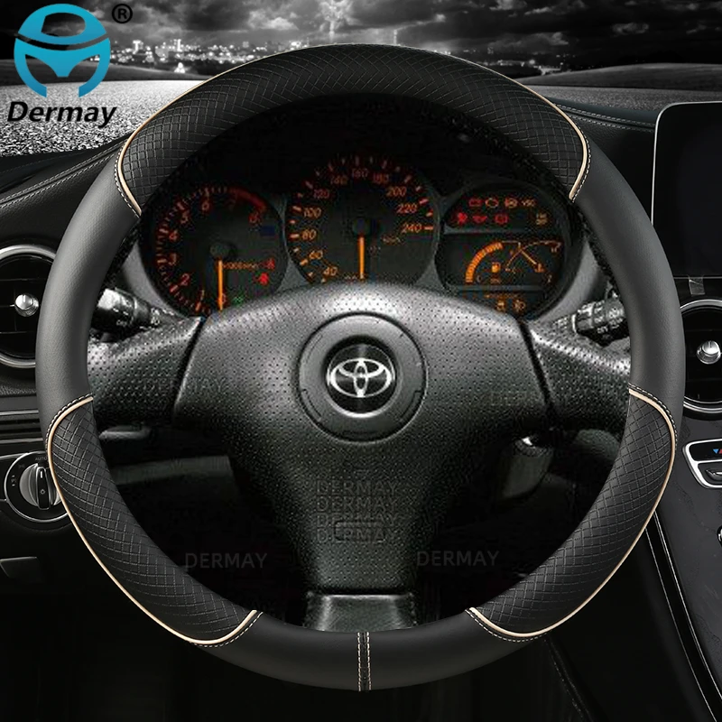 for Toyota Celica Car Steering Wheel Cover Non-slip PU Leather Auto Accessories Fast Shipping