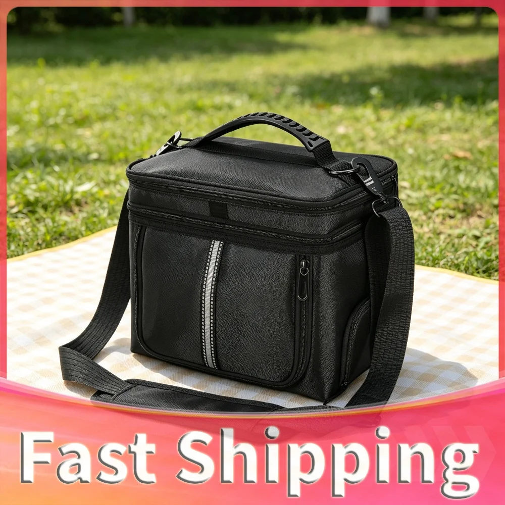 Travel Padded Bag for BLUETTI Elite 30 V2 Travel Carrying Case with Multi-Pockets Waterproof with Handles and Detachable Straps
