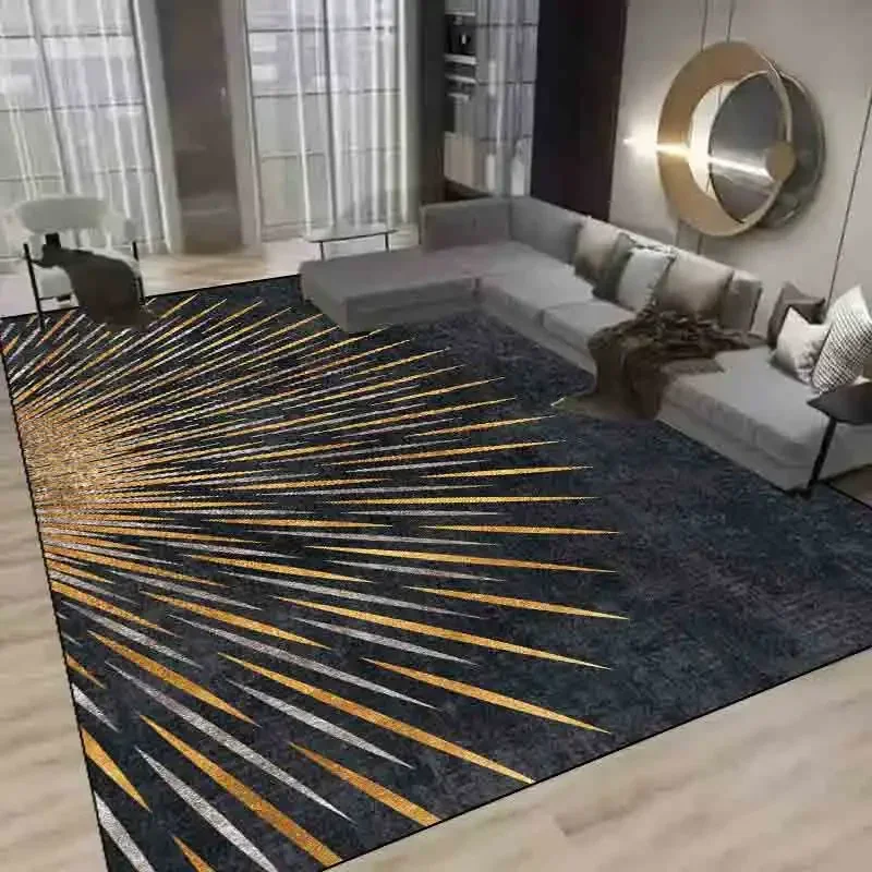 Nordic Abstract Carpet Living Room Ink Splash Area Rug Large Bedroom Decoration Home Rugs Washable Entryway Doormat Bath Mat