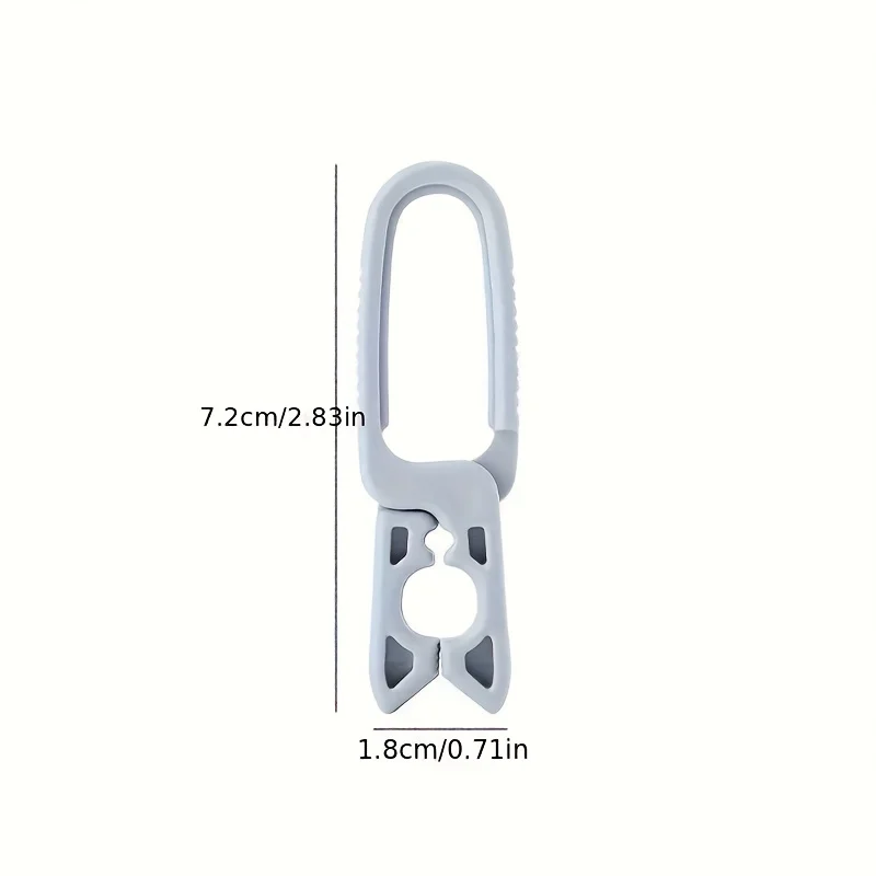 10pcs Sock Clips Windproof Socks Hangers Durable Plastic Multi-Purpose Clips For Home Organization Space-Saving Design