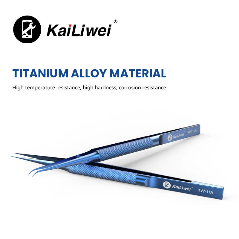Precision Titanium Alloy Tweezers, Professional Repair, Fingerprint Fly Line Phone Motherboard Antimagnetic Electronics Forceps