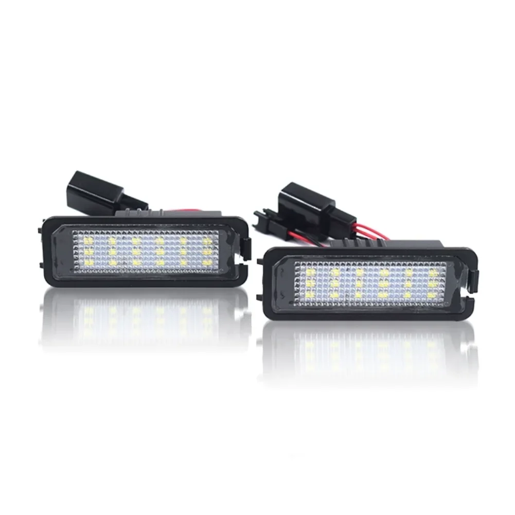 

Car Rear License Number Plate Light SMD LED Lamp 2026 For VW Passat B6 CC Eos Golf 4 5 6 7 MK7 Polo Superb Seat Leon Altea