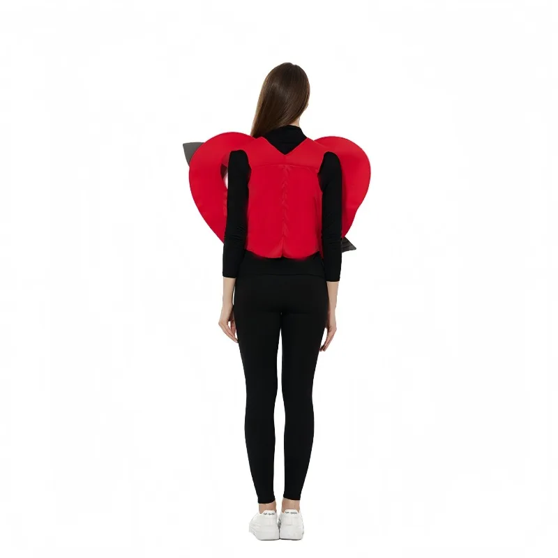 Fantasia de Cupido Rosa do Dia dos Namorados Halloween Heart Festival Role-play Outfit