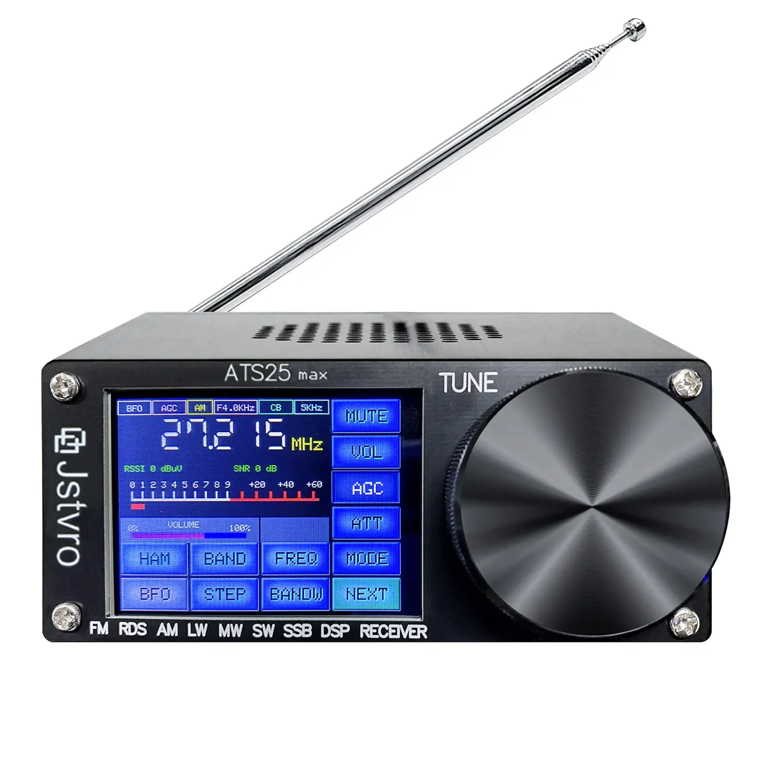 

Receptor De Radio Fm Ats 25 Ats-25 Max Decoder All Full Band Ham Shortwave Radio Manual WiFi FM RDS AM LW MW SW SSB DSP Receiver