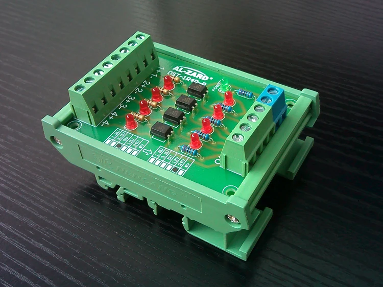 

4 Way Photoelectric Isolation Module PLC Signal Level 4 Channel Voltage Conversion Board PNP Output OC