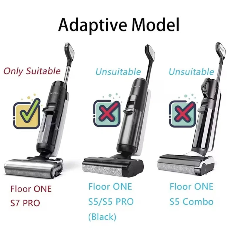 ملحقات الفلتر لـ Tineco Floor One S7 Pro قطع غيار المكنسة الكهربائية الرطبة والجافة غطاء خزان المياه القذرة