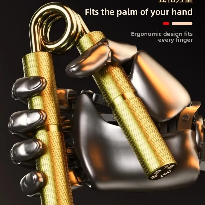 A-type 100/150 Pounds Professional Grip Strength Device Heavy-duty Men's High-end Fitness Equipment Metal Training Hand Grips